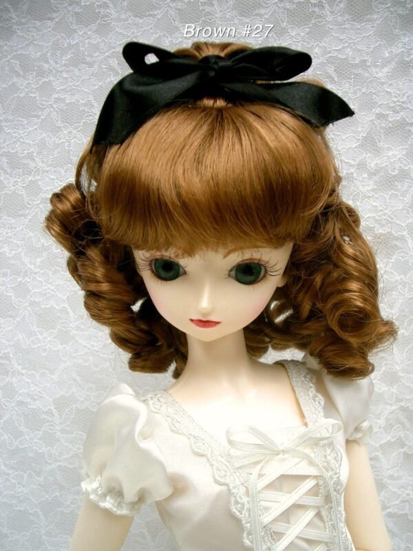 Wig / 9-10 inch / Ribbon Princess Curly (Brown #27)