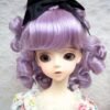 Wig / 9-10 inch / Ribbon Princess Curly (Purple #K5)