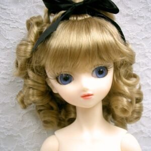 Wig / 9-10 inch / Ribbon Princess Curly (Lightgoldbrown #25)