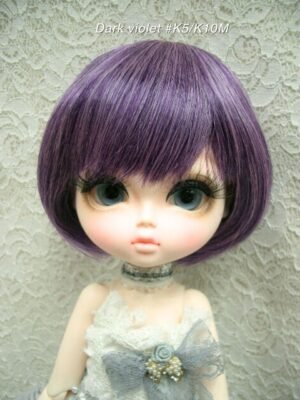 Wig / 11-12 inch / Short Bob (Dark violet #K5/K10M)