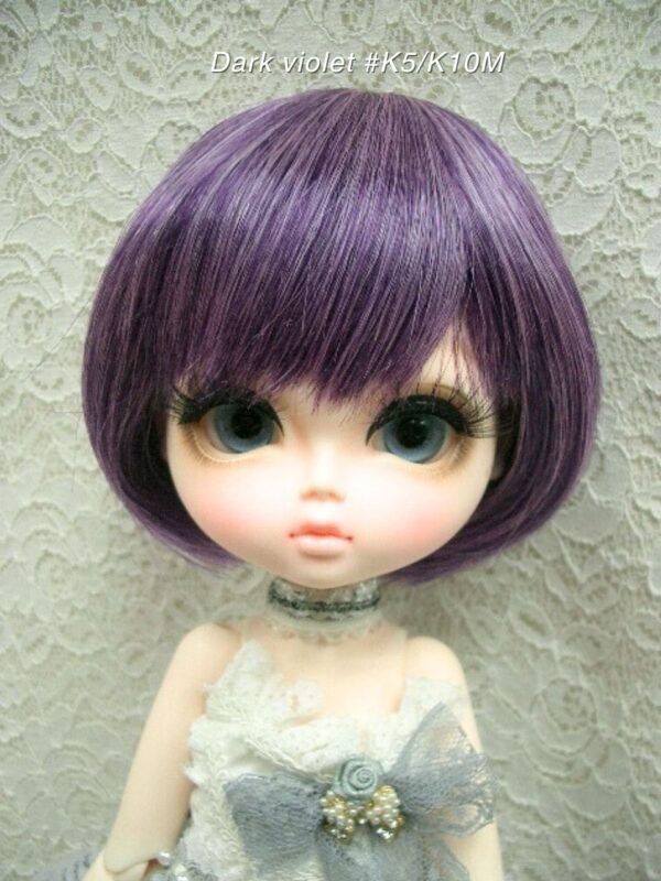 Wig / 11-12 inch / Short Bob (Dark violet #K5/K10M)
