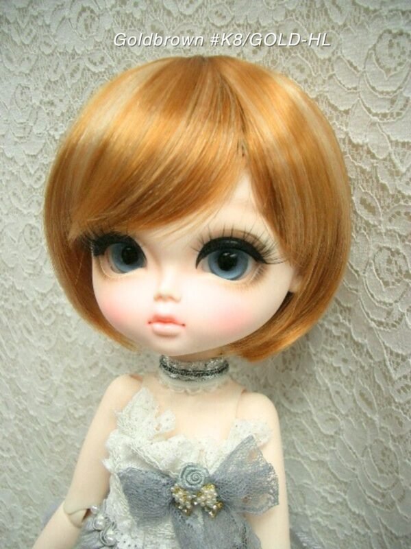 Wig / 11-12 inch / Short Bob (Goldbrown #K8/GOLD-HL)