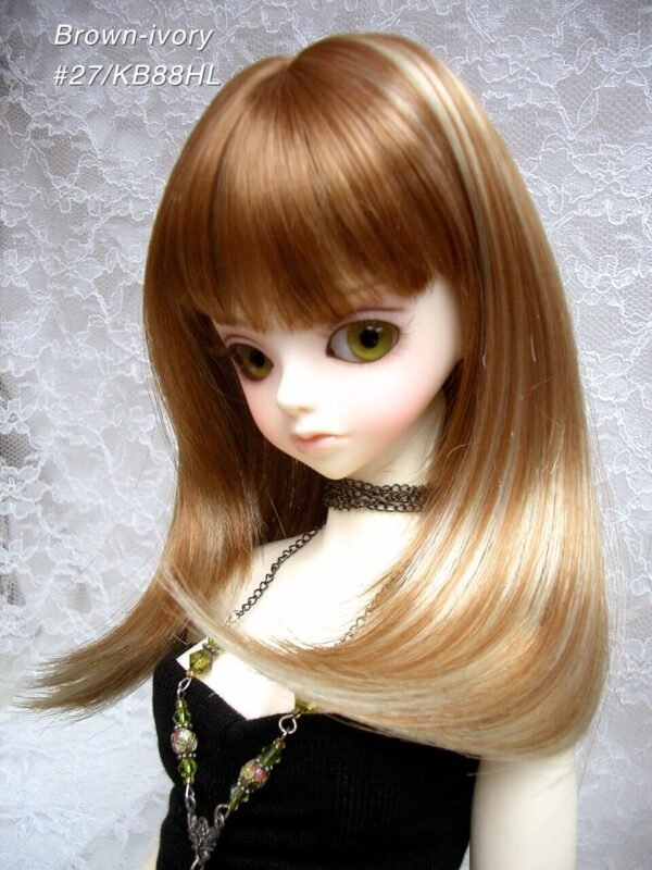 Wig / 9-10 inch / Semi-long Layer (Brown-ivory #27/KB88HL)
