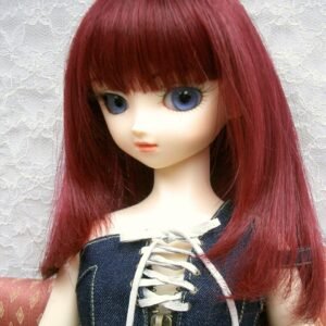 Wig / 9-10 inch / Semi-long Layer (Burgundy #RD900)