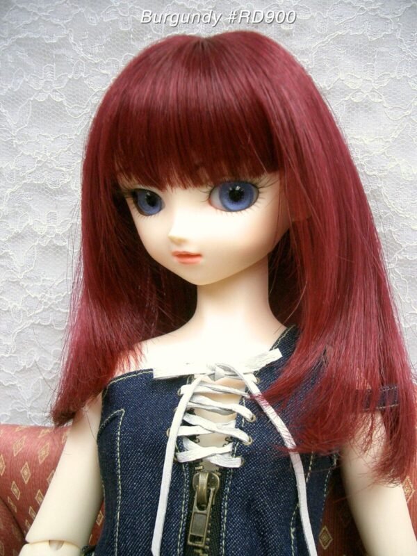 Wig / 9-10 inch / Semi-long Layer (Burgundy #RD900)