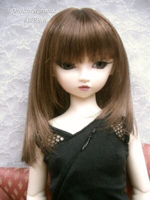 Wig / 9-10 inch / Semi-long Layer (Darkbrownmix #2/28M)