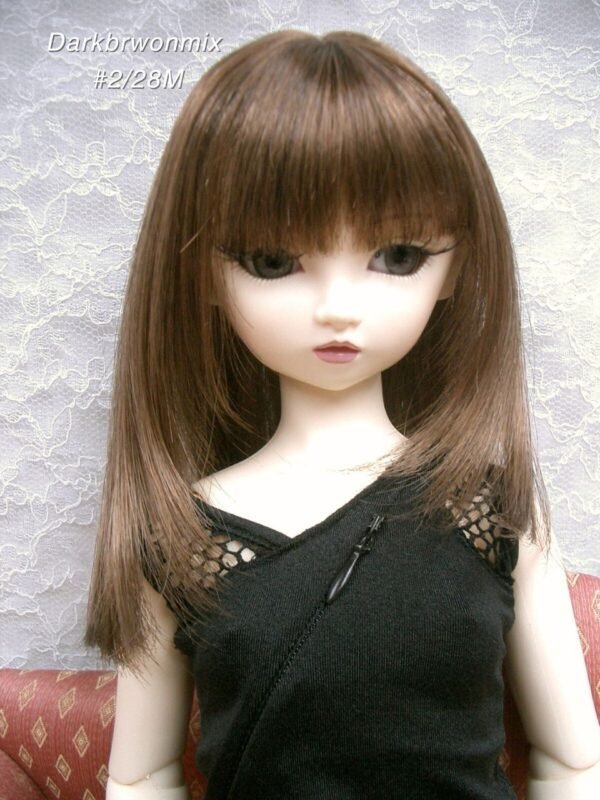 Wig / 9-10 inch / Semi-long Layer (Darkbrownmix #2/28M)