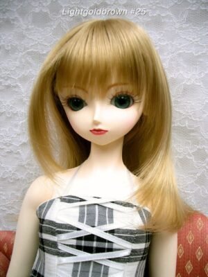 Wig / 9-10 inch / Semi-long Layer (Lightgoldbrown #25)