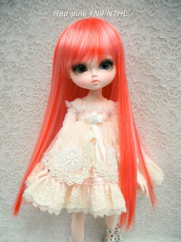 Wig / 11-12 inch / Super Long Straight (Red-pink #N9/N7HL)