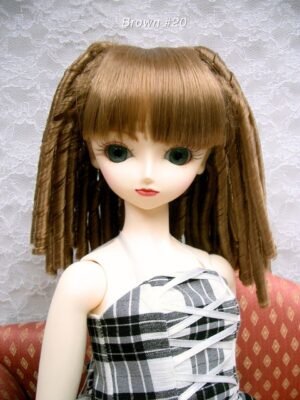Wig / 9-10 inch / Spiral Curls (Brown #20)