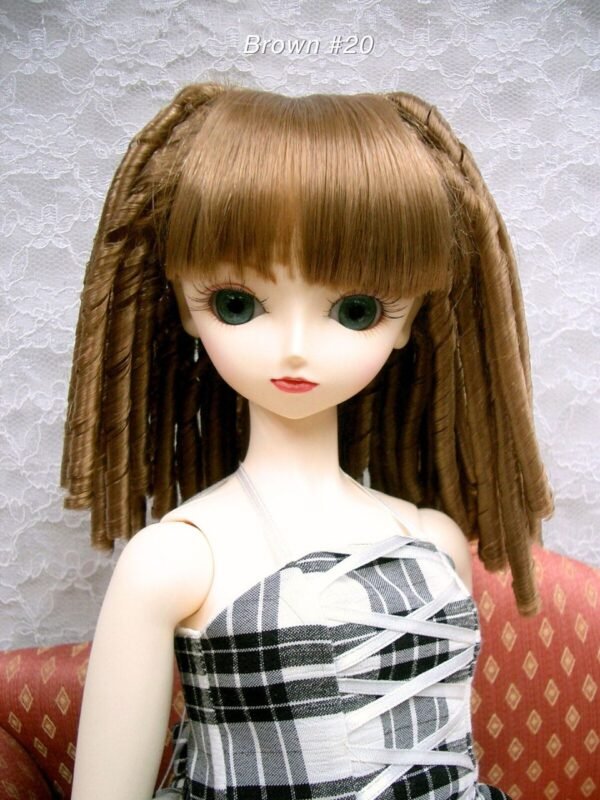 Wig / 9-10 inch / Spiral Curls (Brown #20)
