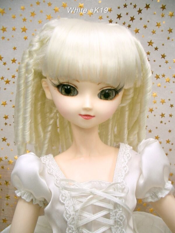 Wig / 9-10 inch / Spiral Curls (White #K19)