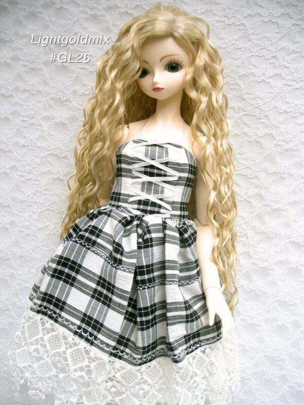 Wig / 9-10 inch / Long Wave (Lightgoldmix #GL26)