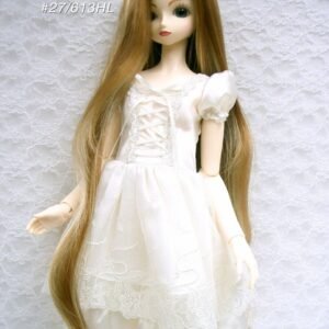 Wig / 9-10 inch / Long Natural Wave (Brown-ivory #27/613HL)