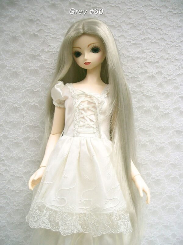 Wig / 9-10 inch / Long Natural Wave (Grey #60)