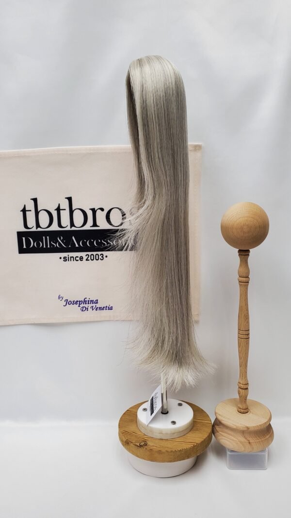 Wig / 9-10 inch / Long Natural Wave (Greymix #56)