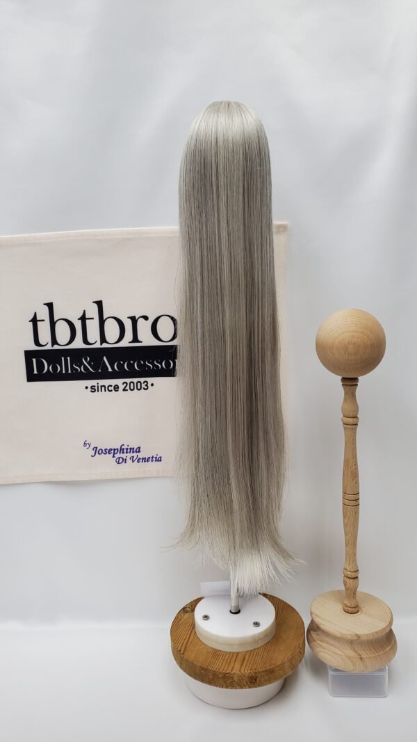 Wig / 9-10 inch / Long Natural Wave (Greymix #56)
