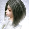 Wig / 9-10 inch / One-length Medium *Longer on Front Side (Black-grey #1/60T)