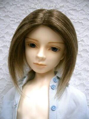Wig / 9-10 inch / One-length Medium *Longer on Front Side (Brownmix #6/16T)