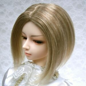 Wig / 9-10 inch / One-length Medium *Longer on Front Side (Brown-lightgold #27/613T)