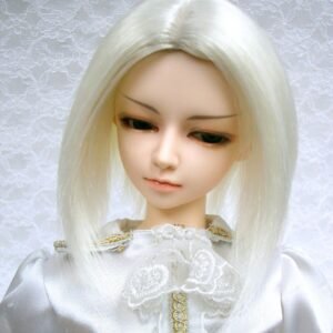 Wig / 9-10 inch / One-length Medium *Longer on Front Side (White #1001)