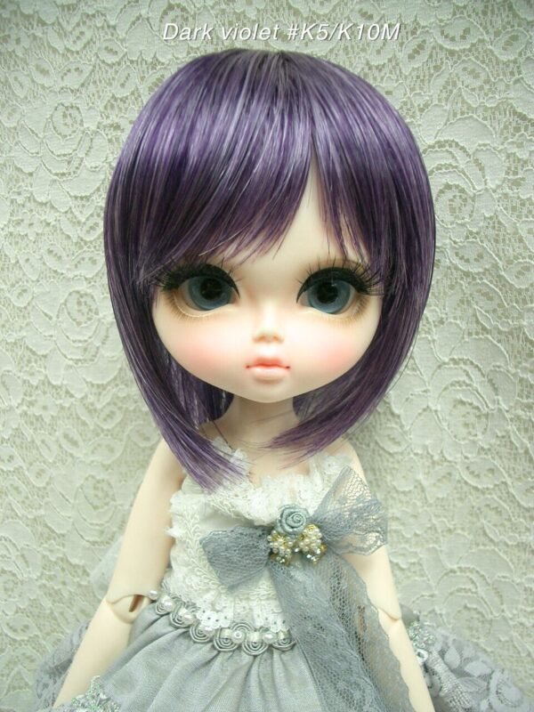 Wig / 11-12 inch / Short (Dark violet #K5/K10M)