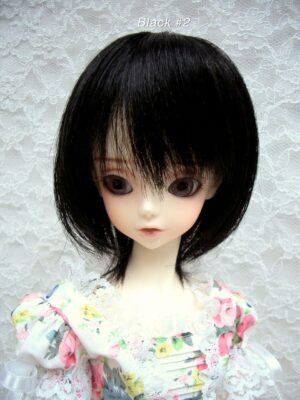 Wig / 9-10 inch / Short (Black #2)