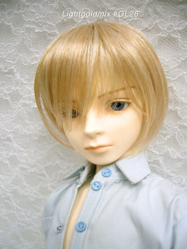Wig / 9-10 inch / Short (Lightgoldmix #GL26)