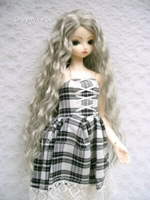 Wig / 9-10 inch / Long Wave (Greymix #56)