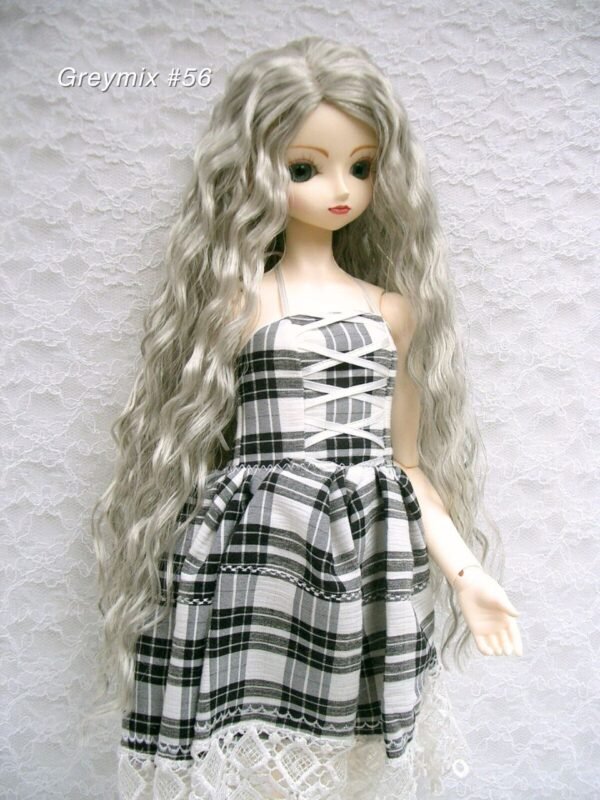 Wig / 9-10 inch / Long Wave (Greymix #56)