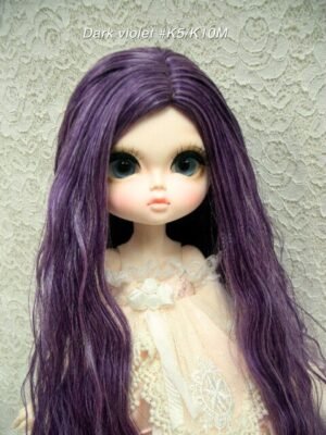 Wig / 11-12 inch / Soft Long Wave (Dark violet #K5/K10M)
