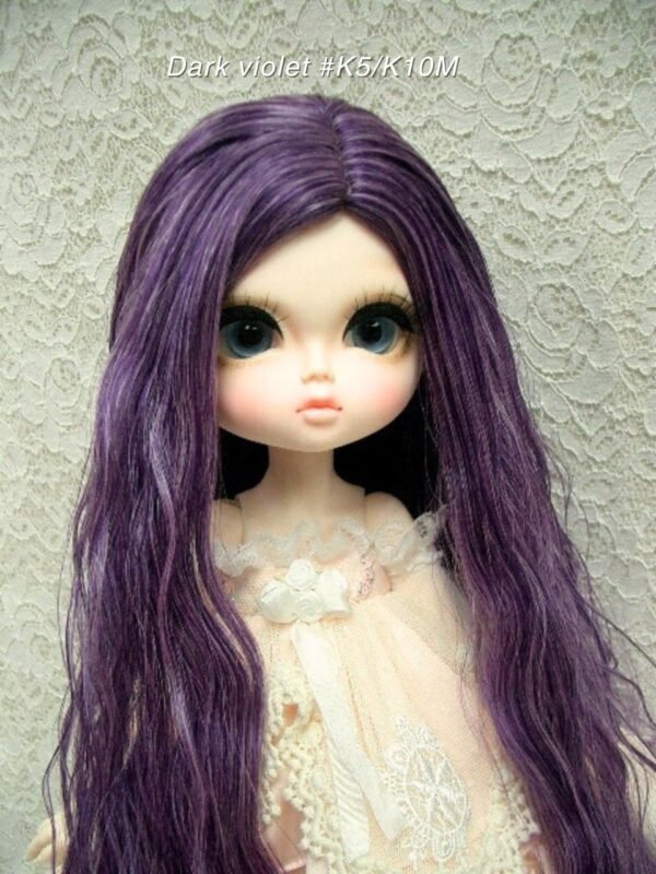 Wig / 11-12 inch / Soft Long Wave (Dark violet #K5/K10M)