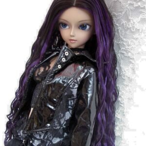 Wig / 9-10 inch / Soft Long Wave (Dark purple #2/K10HL)