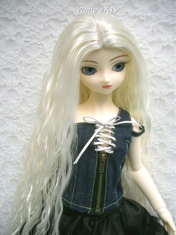 Wig / 9-10 inch / Soft Long Wave (White #K19)