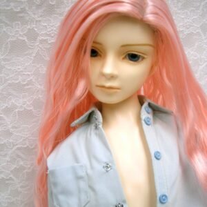 Wig / 9-10 inch / Soft Long Wave (Pink #K1)