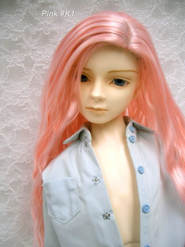 Wig / 9-10 inch / Soft Long Wave (Pink #K1)