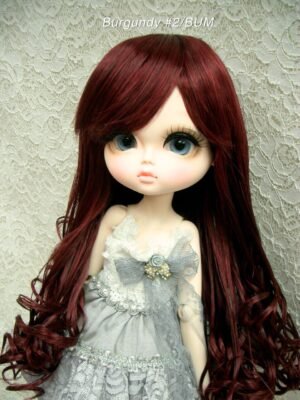 Wig / 11-12 inch / Medium Long Curls at the end (Burgundy #2/BUM)