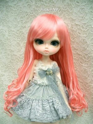 Wig / 11-12 inch / Medium Long Curls at the end (Pink #N9)