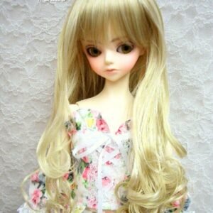 Wig / 9-10 inch / Medium Long Curls at the end (Lightgoldmix #GL26)