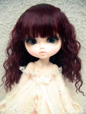 Wig / 11-12 inch / Semi-long Wave (Burgundymix #2/BUM)