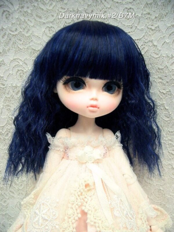 Wig / 11-12 inch / Semi-long Wave (Darknavymix #2/B7M)