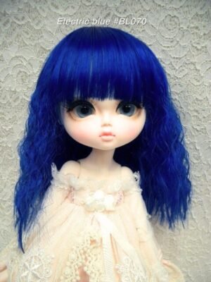 Wig / 11-12 inch / Semi-long Wave (Electric blue #BL070)