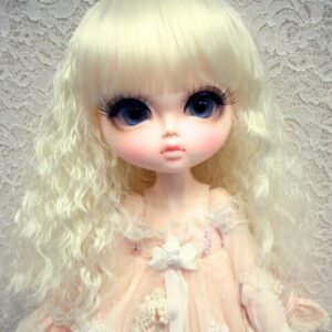 Wig / 11-12 inch / Semi-long Wave (Milkwhite #K19)
