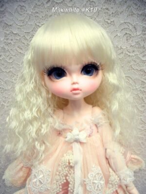 Wig / 11-12 inch / Semi-long Wave (Milkwhite #K19)