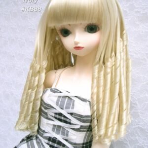 Wig / 9-10 inch / Spiral Curls *Longer version (Ivory #KB88)