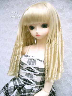 Wig / 9-10 inch / Spiral Curls *Longer version (Ivory #KB88)