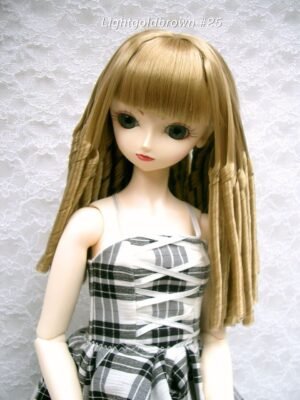 Wig / 9-10 inch / Spiral Curls *Longer version (Lightgoldbrown #25)