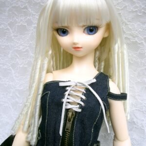 Wig / 9-10 inch / Spiral Curls *Longer version (White #K19)