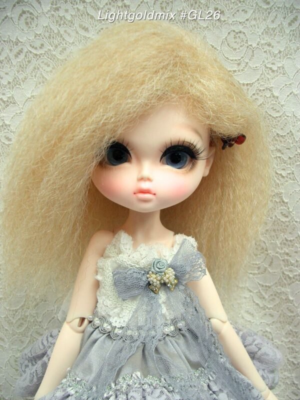 Wig / 11-12 inch / Afro Hair (Lightgoldmix #GL26)