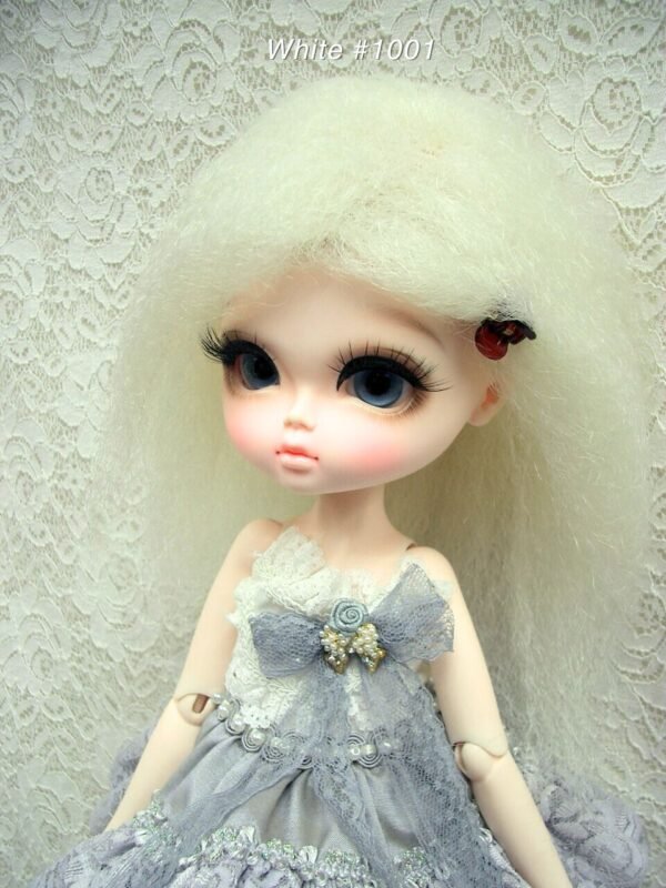 Wig / 11-12 inch / Afro Hair (White #1001)